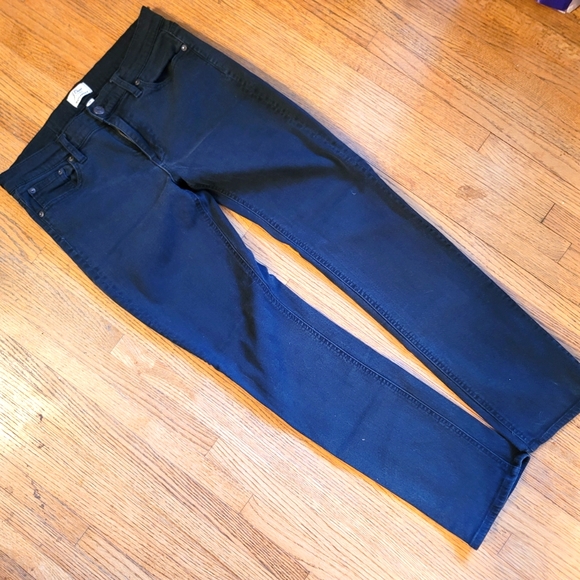 J Crew black matchstick jeans perfect stretch 29 waist with 28.5 inseam - Picture 1 of 5